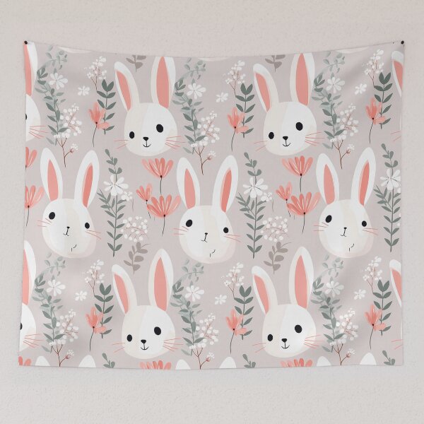 Item preview, Cute rabbit pattern designed and sold by Lexa Pix.