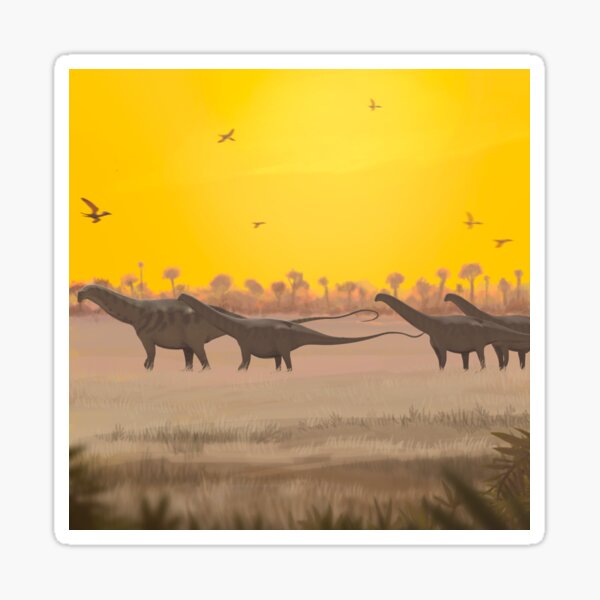 Item preview, Apatosaurus in the field designed and sold by Paleo-parallax.