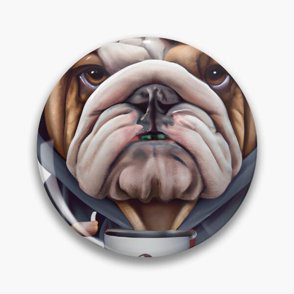 Item preview, Grumpy English Bulldog in Hoody Holding designed and sold by 24gap.