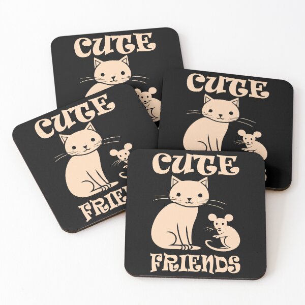 Item preview, Cat And Mouse Cute Friends - Peach designed and sold by Soulemotion.