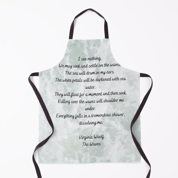 Item preview, The Waves Excerpt Virginia Woolf V.1 designed and sold by Feather n' Ink.