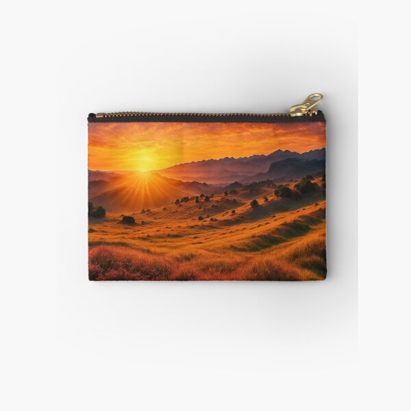 Item preview, An Enthralling Summer Scene Where A Vibrant Sunset Bathes The Landscape In A Warm, Golden Glow, Ai Generated Art designed and sold by AiGens.