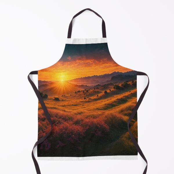 Item preview, An Enthralling Summer Scene Where A Vibrant Sunset Bathes The Landscape In A Warm, Golden Glow, Ai Generated Art designed and sold by AiGens.