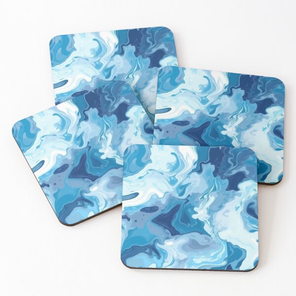 Item preview, Aqua Ocean Marble  designed and sold by NikkofTime.