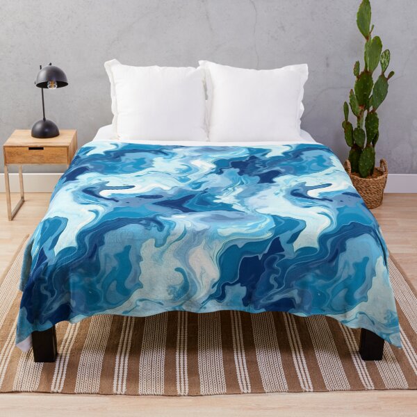 Item preview, Aqua Ocean Marble designed and sold by NikkofTime.