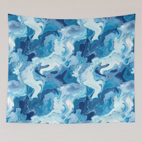Item preview, Aqua Ocean Marble  designed and sold by NikkofTime.