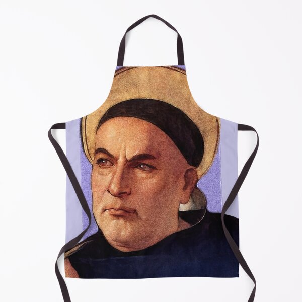 Item preview, Italian Priest Thomas Aquinas - purple - illustration  designed and sold by Litstoy.