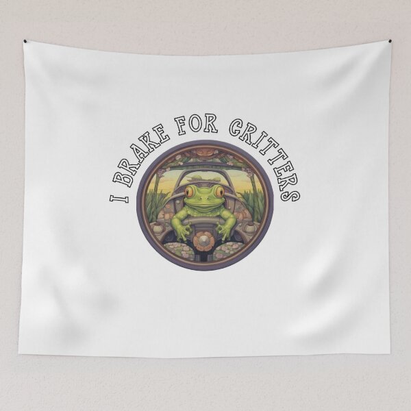 Item preview, I BRAKE FOR CRITTERS designed and sold by Tee Studio.