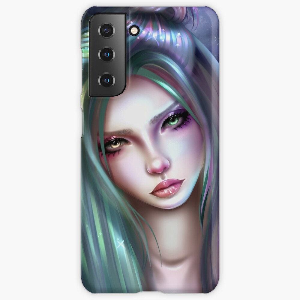 Galaxy Girl Case Skin For Samsung Galaxy By Makaiworld Redbubble