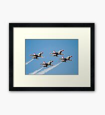 The United States Air Force Air Demonstration Team, The Thunderbirds Framed Print