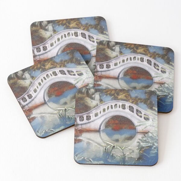 Item preview, Stone Arch Bridge Over The Japanese Garden designed and sold by Heathermarie321.