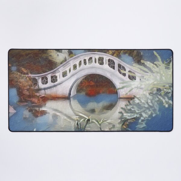 Item preview, Stone Arch Bridge Over The Japanese Garden designed and sold by Heathermarie321.