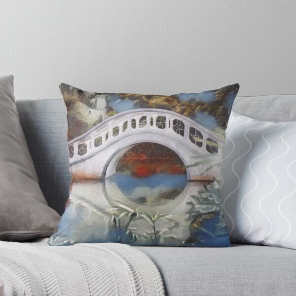 Item preview, Stone Arch Bridge Over The Japanese Garden designed and sold by Heathermarie321.