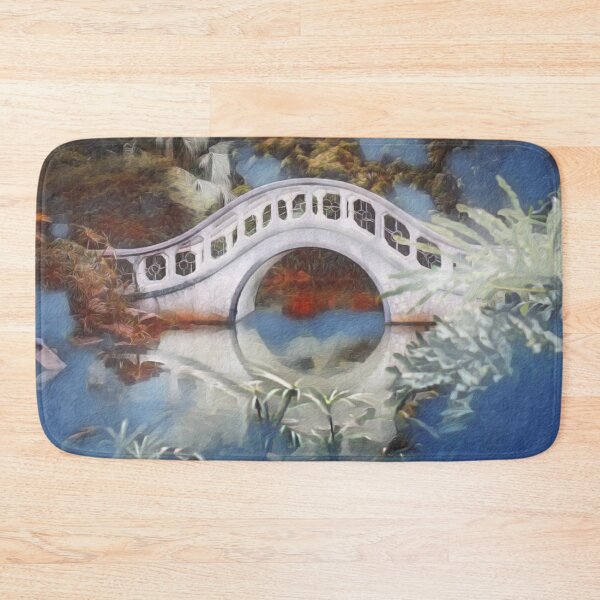 Item preview, Stone Arch Bridge Over The Japanese Garden designed and sold by Heathermarie321.