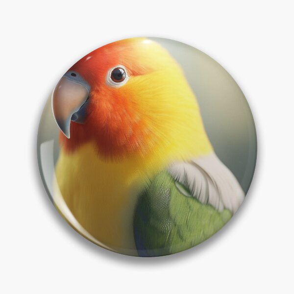 Item preview, brightly colored lovebird designed and sold by EdicionesJML.