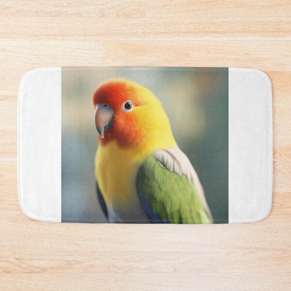 Item preview, brightly colored lovebird designed and sold by EdicionesJML.