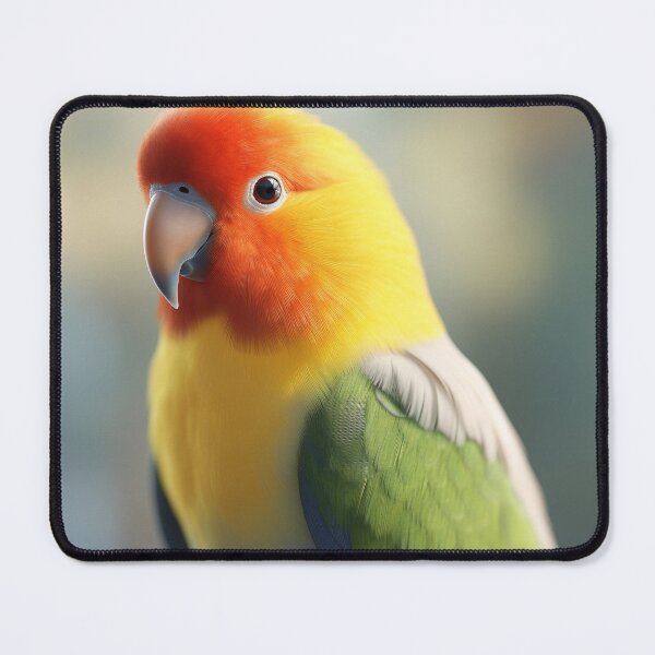 Item preview, brightly colored lovebird designed and sold by EdicionesJML.
