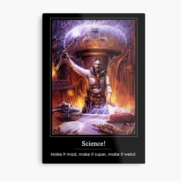 Science: Mad, Super, or Weird Metal Print