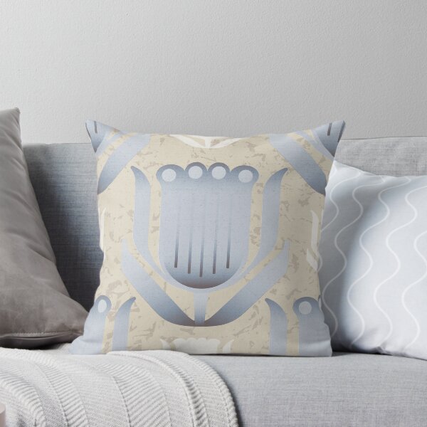 Item preview, FLOWER FUSION - Abbey [Steel Grey & Beige] designed and sold by Carina Parry Studios.