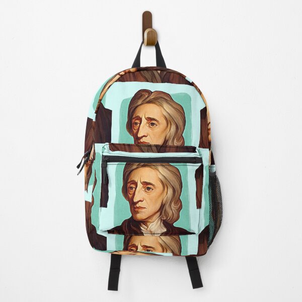 Item preview, English Philosopher John Locke - pistachio - illustration designed and sold by Litstoy.