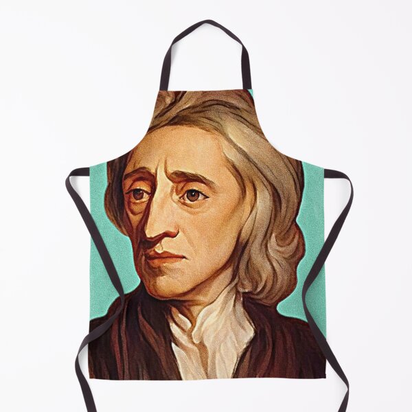 Item preview, English Philosopher John Locke - pistachio - illustration designed and sold by Litstoy.