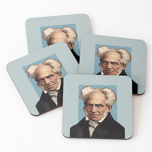 Item preview, German Philosopher Arthur Schopenhauer - sapphire - illustration  designed and sold by Litstoy.
