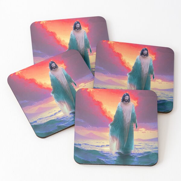Item preview, Jesus Walks the Sea of Galilee designed and sold by Sanctum Icons.
