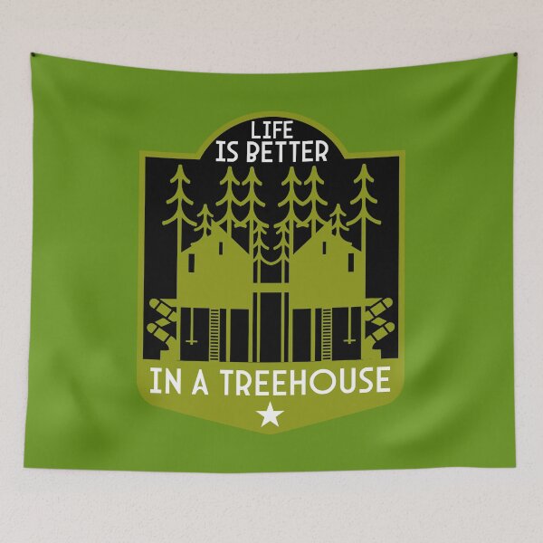 Item preview, Life Is Better In A Treehouse designed and sold by happygiftideas.