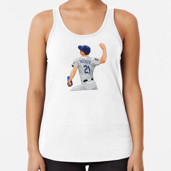 LA Dodgers Tank Top Women's Racerback Cody Bellinger