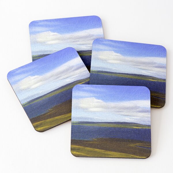 Item preview, Land and seascape Hoy Scotland. Image created using geometric shapes designed and sold by EdgyEdgeArt.