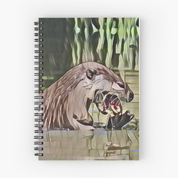 Item preview, Hungry Otter In Retro Pop designed and sold by Fearless-Fox.