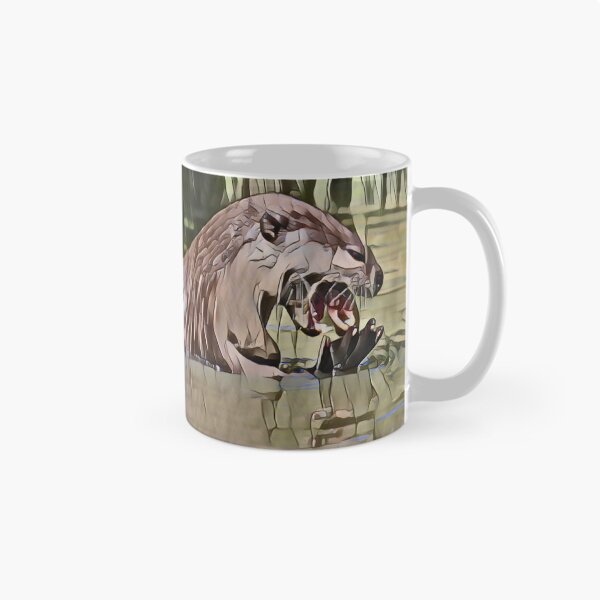 Item preview, Hungry Otter In Retro Pop designed and sold by Fearless-Fox.