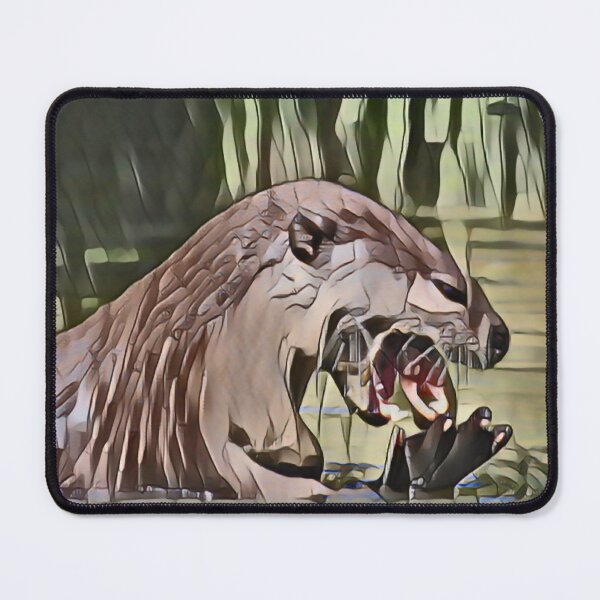Item preview, Hungry Otter In Retro Pop designed and sold by Fearless-Fox.