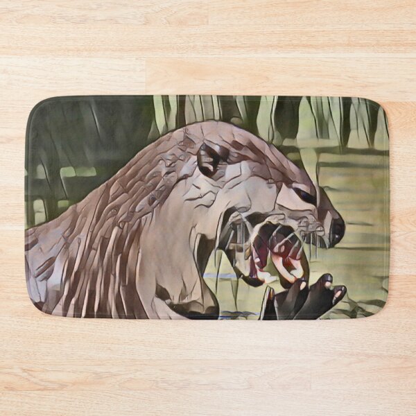 Item preview, Hungry Otter In Retro Pop designed and sold by Fearless-Fox.