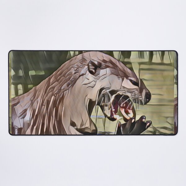 Item preview, Hungry Otter In Retro Pop designed and sold by Fearless-Fox.