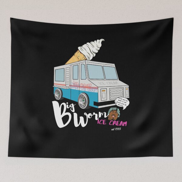 Item preview, Friday Movie Shirt With Big Worm Ice Cream  designed and sold by PhisSaAizs.