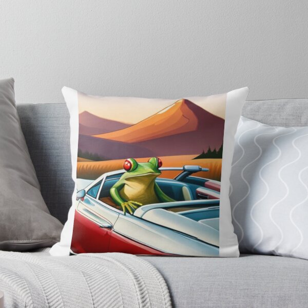 Item preview, Chilling frog in the car designed and sold by Ansgar82.