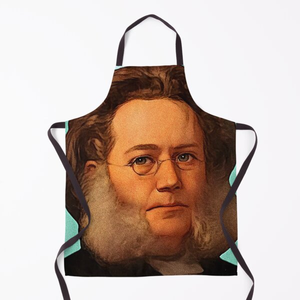 Item preview, Norwegian playwright Henrik Ibsen - pistachio - illustration  designed and sold by Litstoy.
