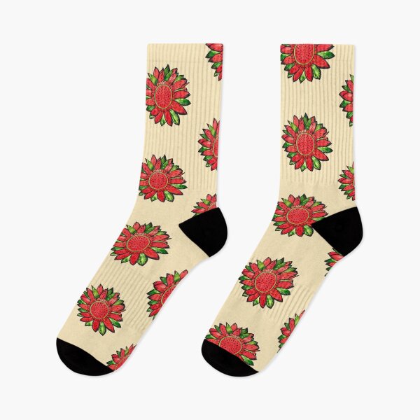 Item preview, Kawaii Watermelon flower sunflower summer fruit art designed and sold by alenaz.
