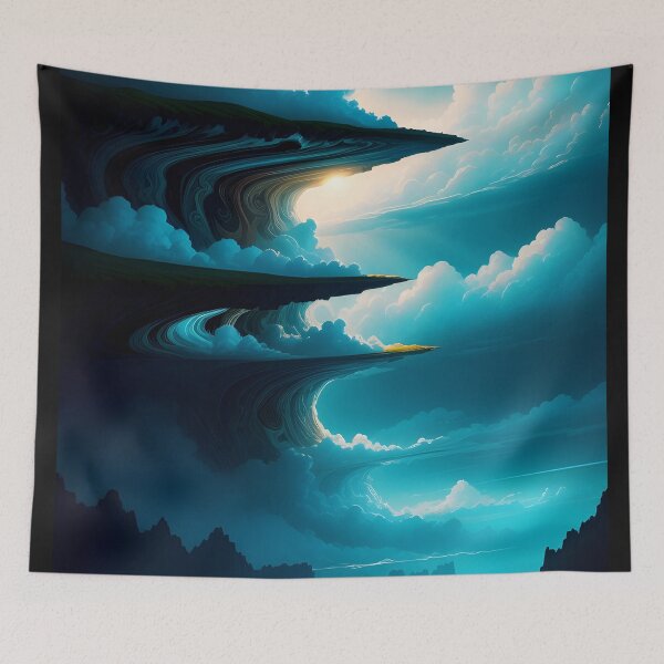 Item preview, Fantasy alien planet with beautifull colourfull clouds designed and sold by SJG-digital.