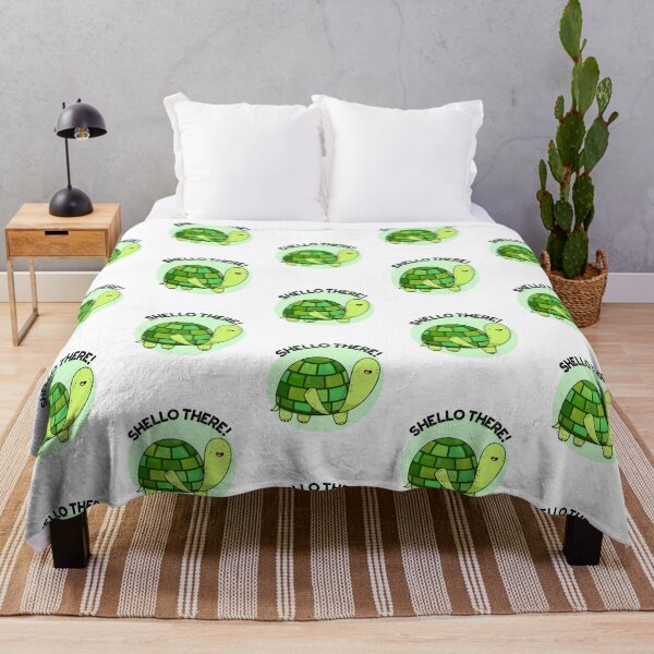 Item preview, Shello There Funny Tortoise Puns  designed and sold by punnybone.