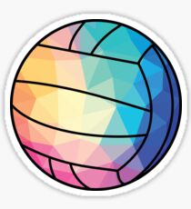 Geometric Water Polo Shape Low Poly Water Polo Gift Sticker
