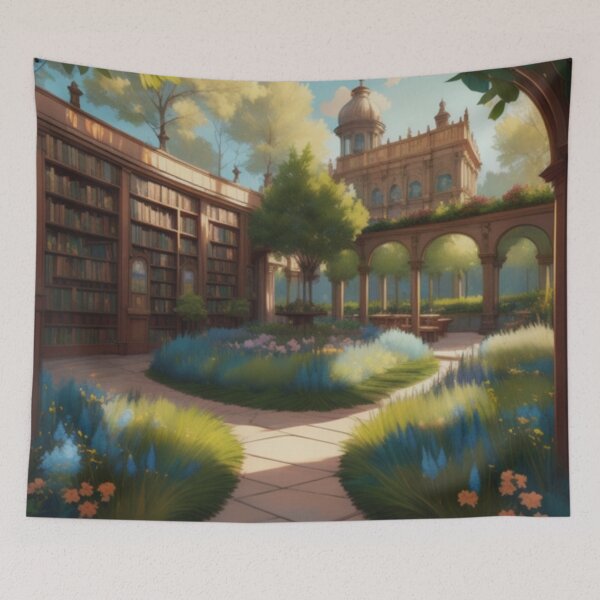 Item preview, Library Garden designed and sold by Amsies1390.