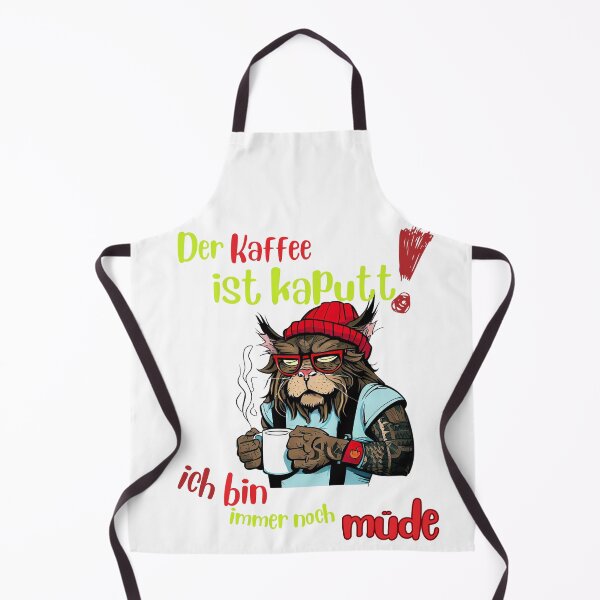 Item preview, The coffee is broken, I'm still tired Cat, tomcat, main coon, forest tomcat designed and sold by gringourmand.