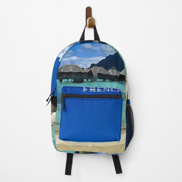 Item preview, Water Bungalows - Bora Bora Poster designed and sold by ryanstravels.