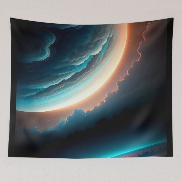 Item preview,  Fantasy alien colourfull planets  designed and sold by SJG-digital.