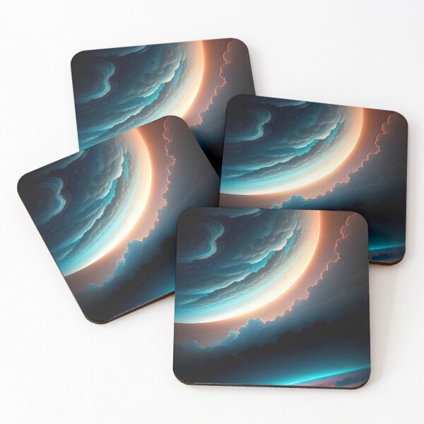 Item preview,  Fantasy alien colourfull planets  designed and sold by SJG-digital.