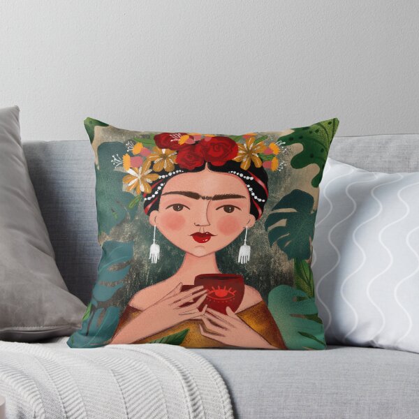 Item preview, Frida with red cup designed and sold by Anastasia-May.