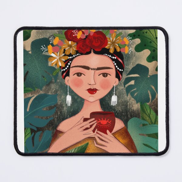 Item preview, Frida with red cup designed and sold by Anastasia-May.