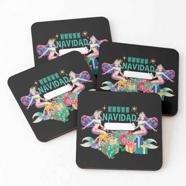 Artikelvorschau, Sirenas Merfolk Ondine Mermaids Feliz Navidad entworfen und verkauft von SirenasWorld.